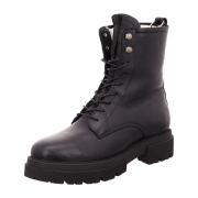Blackstone Schnürboots Plateau Schwarz