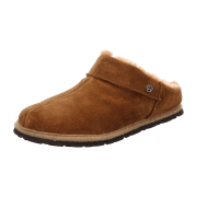 Rohde 7070-76 Cuoio (Braun) - offener Hausschuh - Haus - hüttenschuhe Damen Hausschuhe, Braun, leder (velour)