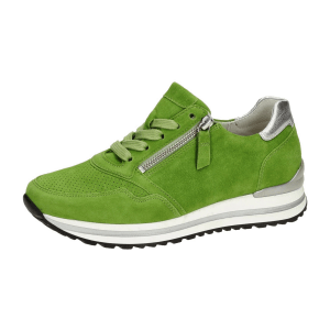 Gabor Sneaker Schuhe hellgrün Velour H-Weite 46.528.34