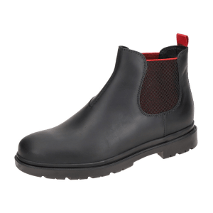 Geox Andalo Chelsea-Boots Stiefelette schwarz rot U16DDA